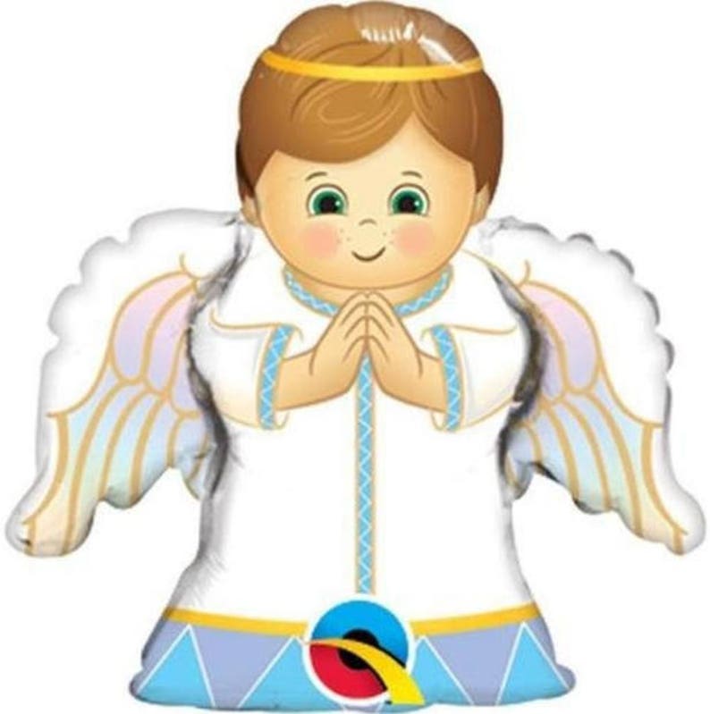 festive decorations first communion decoration First communion balloon Balloon Angel Girl or Boy First Communion baby shower
