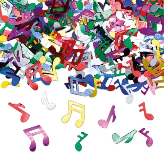 Musical Notes Confetti Musical Notes Musical Decorations Etsy