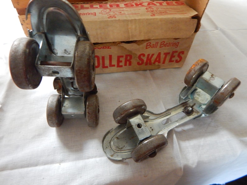 Vintage Ball Bearing Roller Skates, Skates, Toys, Children Collectibles
