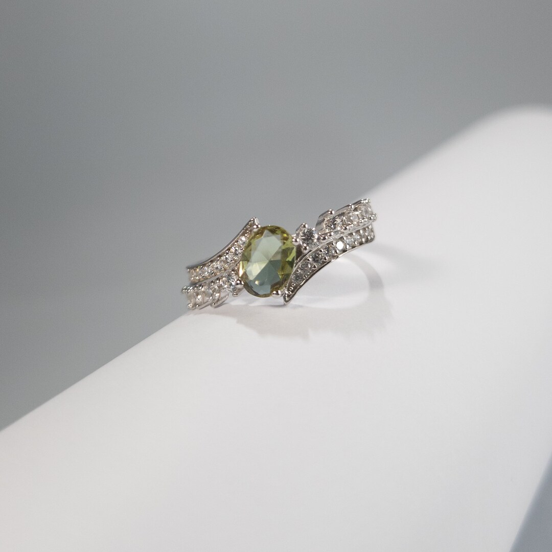 Color Changing Sultan Stone 925 Sterling Silver Ring, Zircon Accents - Etsy