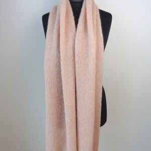 Alpaca Beige Brown Scarf Brushed Alpaca Silk Scarf Knit Men Scarves Alpaca Wool Women Shawl ...