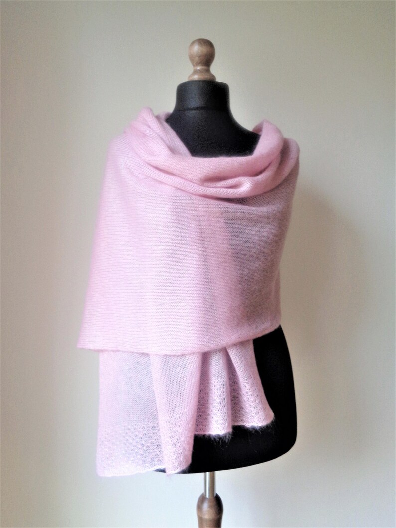 pink wedding wrap