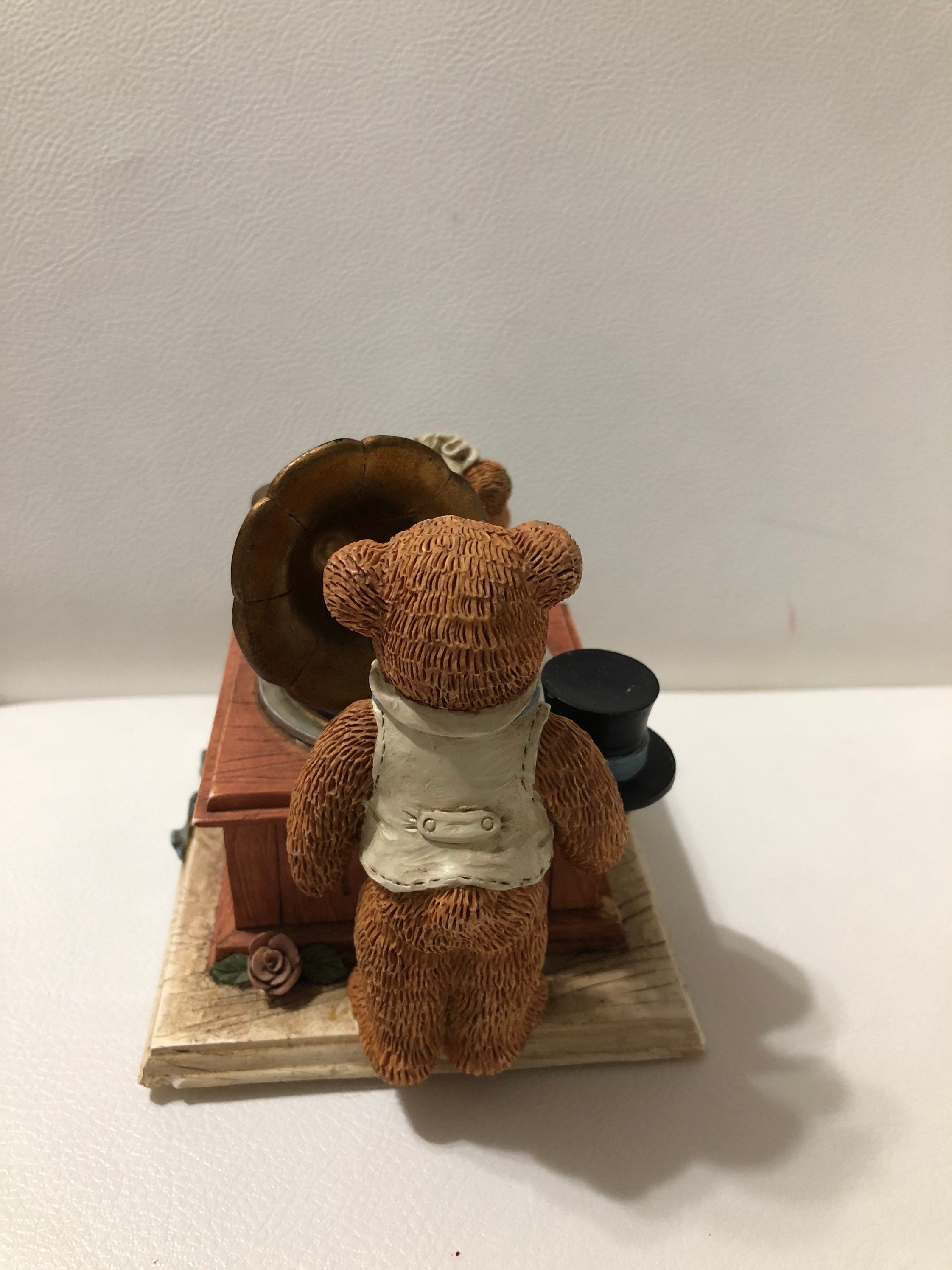 90s Vintage the Brownstone Teddy Bears Music Box/ Musicbox Playing True