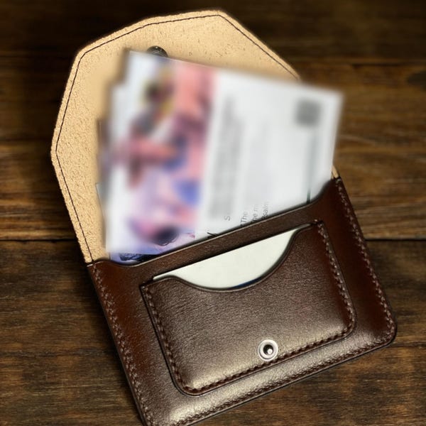 JW New Tract Holder: Compact Leather Portfolio for Ministry cards and invitations