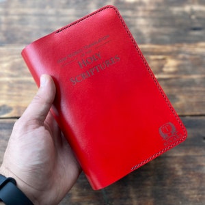 JW Bible Cover, Leather Bible Cover, Pocket/Standard/Large Size Leather covers for NWT