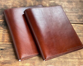 JW Tract & Magazine Holder - персонализированная кожаная папка с карманами, элегантный дизайн ручной работы, идеальный подарок на крещение