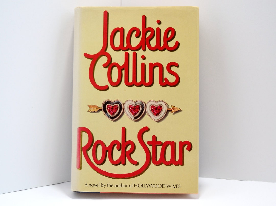 Jackie Collins Rock Star, First Edition Hardcover, 1988 Novel