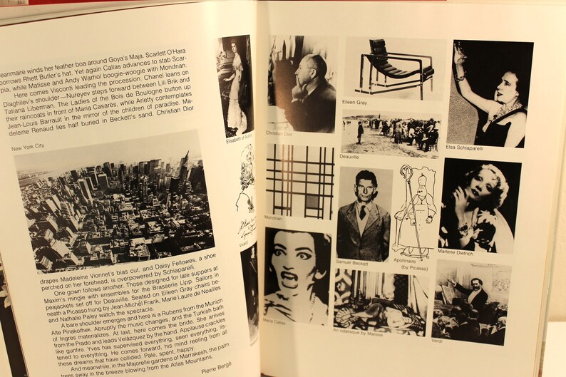 Yves Saint Laurent vintage coffee table book 1983 Metropolitan Etsy