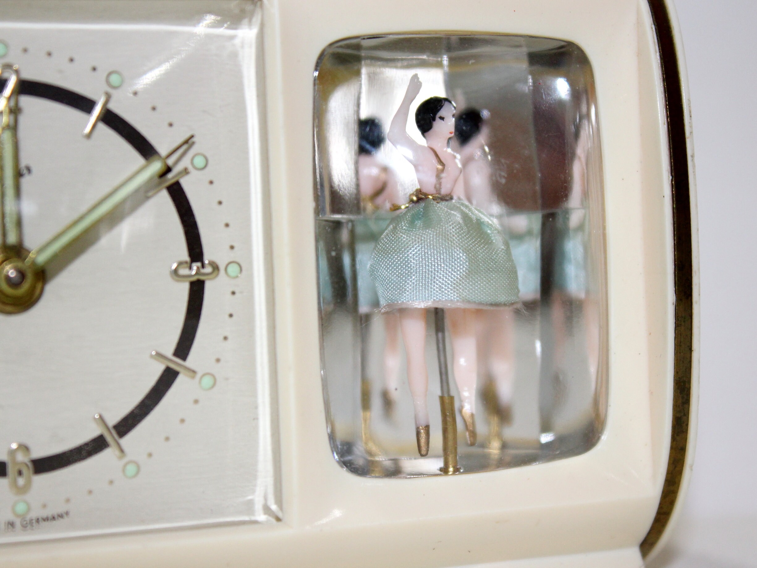 Vintage Dancing Ballerina Alarm Clock Mechanical Reuge Swiss Etsy