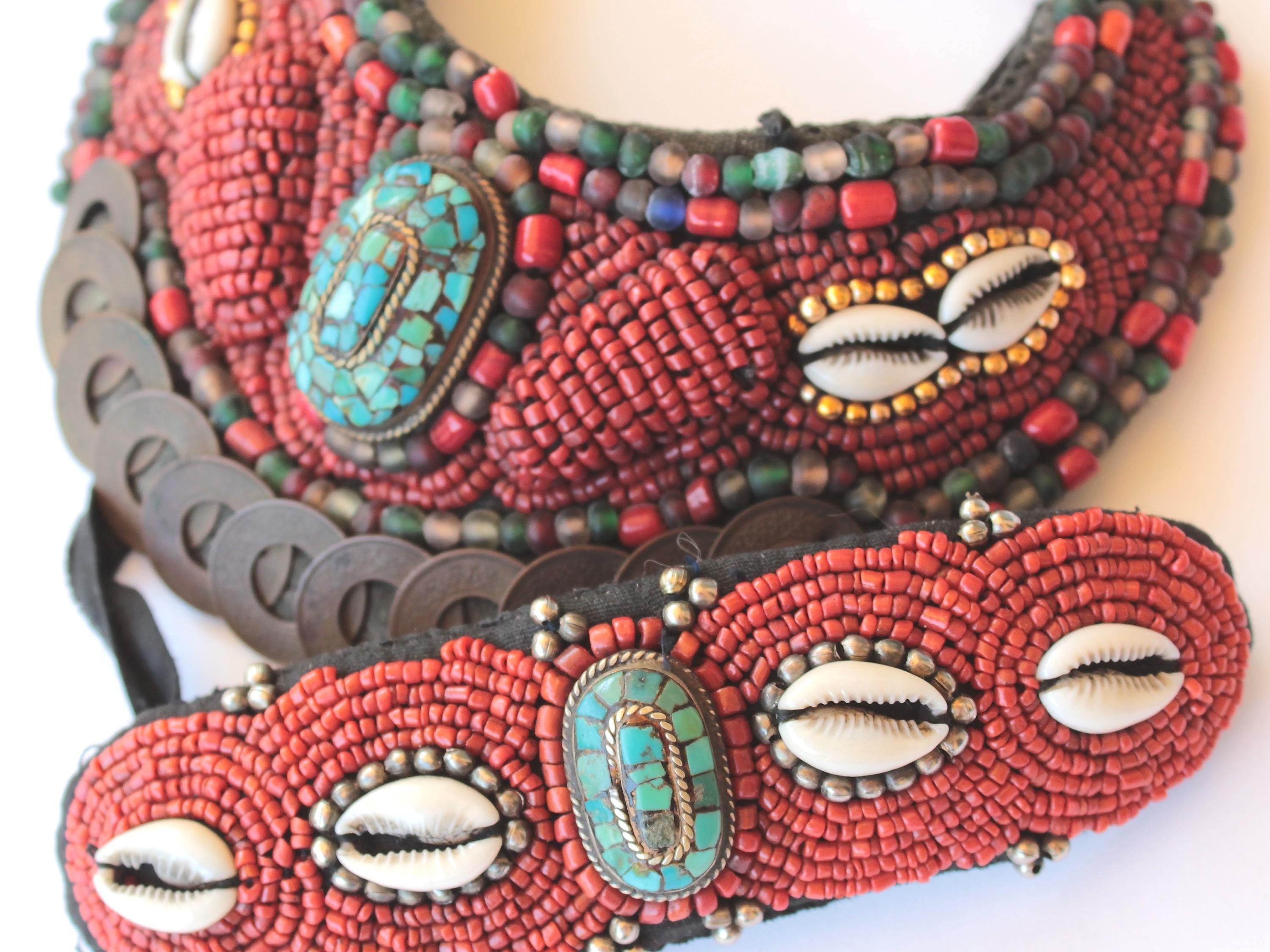 Antique Tibetan Coral Necklace - Etsy