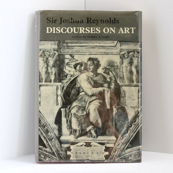 Sir Joshua Reynolds Discourses On Art book 1975 Yale University history of European art theory education of artists student studies etc