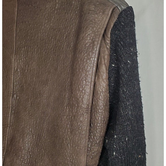 Vintage Yves Saint Laurent Leather Jacket 80s Bom… - image 7