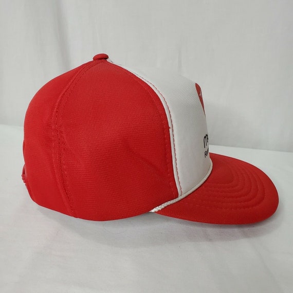 Vintage Mead Paper Snapback Employee Hat Forms Di… - image 4