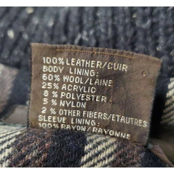Vintage Yves Saint Laurent Leather Jacket 80s Bom… - image 6