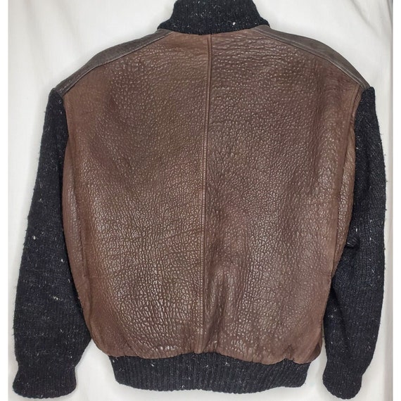 Vintage Yves Saint Laurent Leather Jacket 80s Bom… - image 2