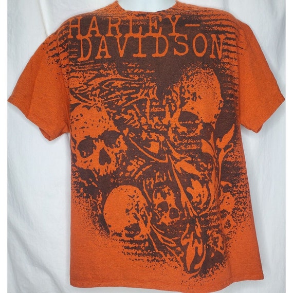 Harley Davidson San Diego California T Shirt Oran… - image 2
