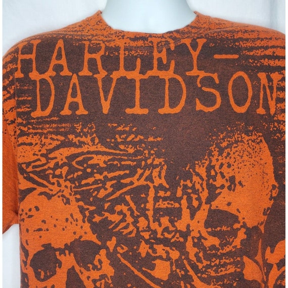 Harley Davidson San Diego California T Shirt Oran… - image 4