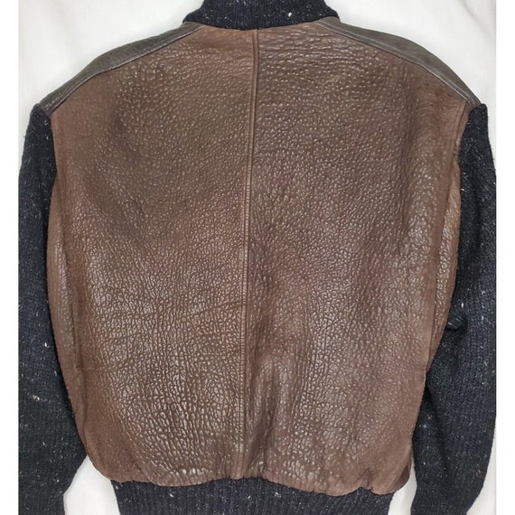 Vintage Yves Saint Laurent Leather Jacket 80s Bom… - image 9