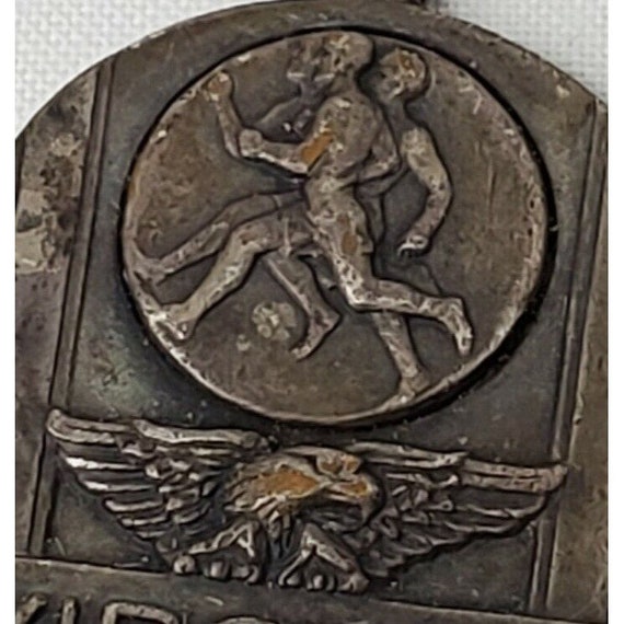 Vintage 1940 Virginia AAU Track & Field Medal VA 2 Mi… Gem