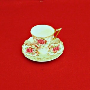 Egg Shell Cup and Saucer Set