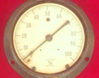 1944 Steam Pressure Gauge