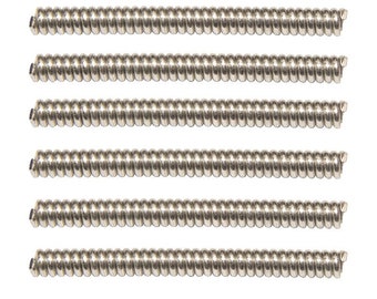 50 Pack Premium Stainless Steel Bucktail Coils Spinnerbait Coil Inline Spinner Bucktail Skirt Coil  [2" / 1" / .5"] Choose Your Size
