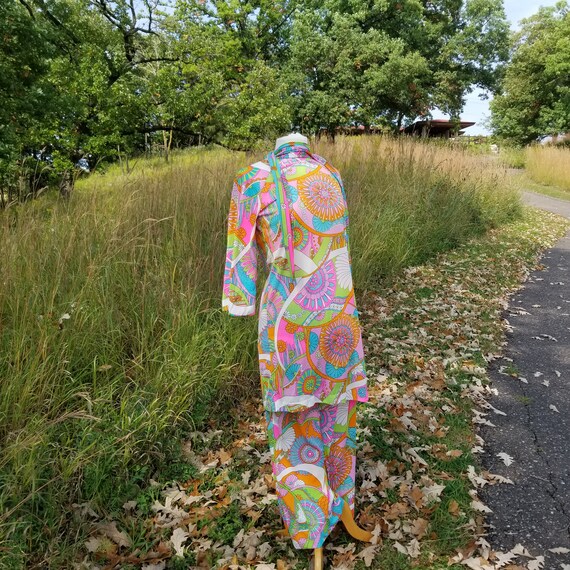 Vintage 1960's LeVoy's Floral Mod Lounge Wear Outf