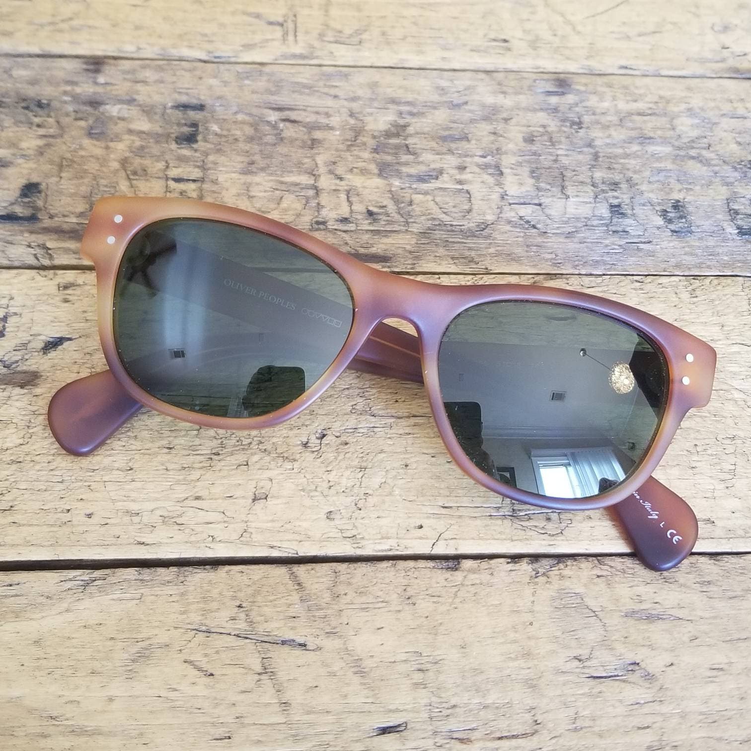 Oliver Peoples Sir O'malley Ov5256 1437 Brown Havana Sunglasses Authentic For Sa - Foto 6