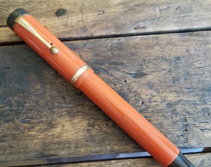 1920's Parker Duofold Lucky Curve Fountain Pen read Sheaffer Pen Wahl