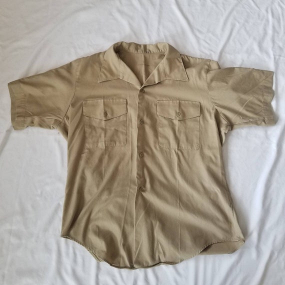 Vintage Lot of 5 USMC Shirt or Army Feild Shirts … - image 2