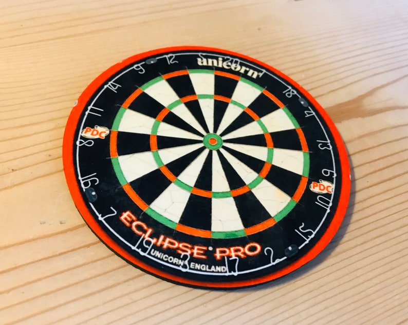 Dart board coaster novelty top gift for a darts fanatic Etsy