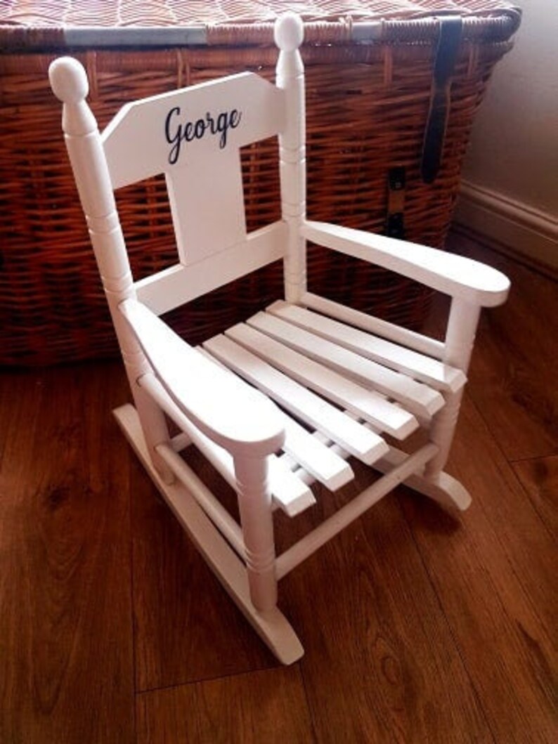 personalised rocking chair baby