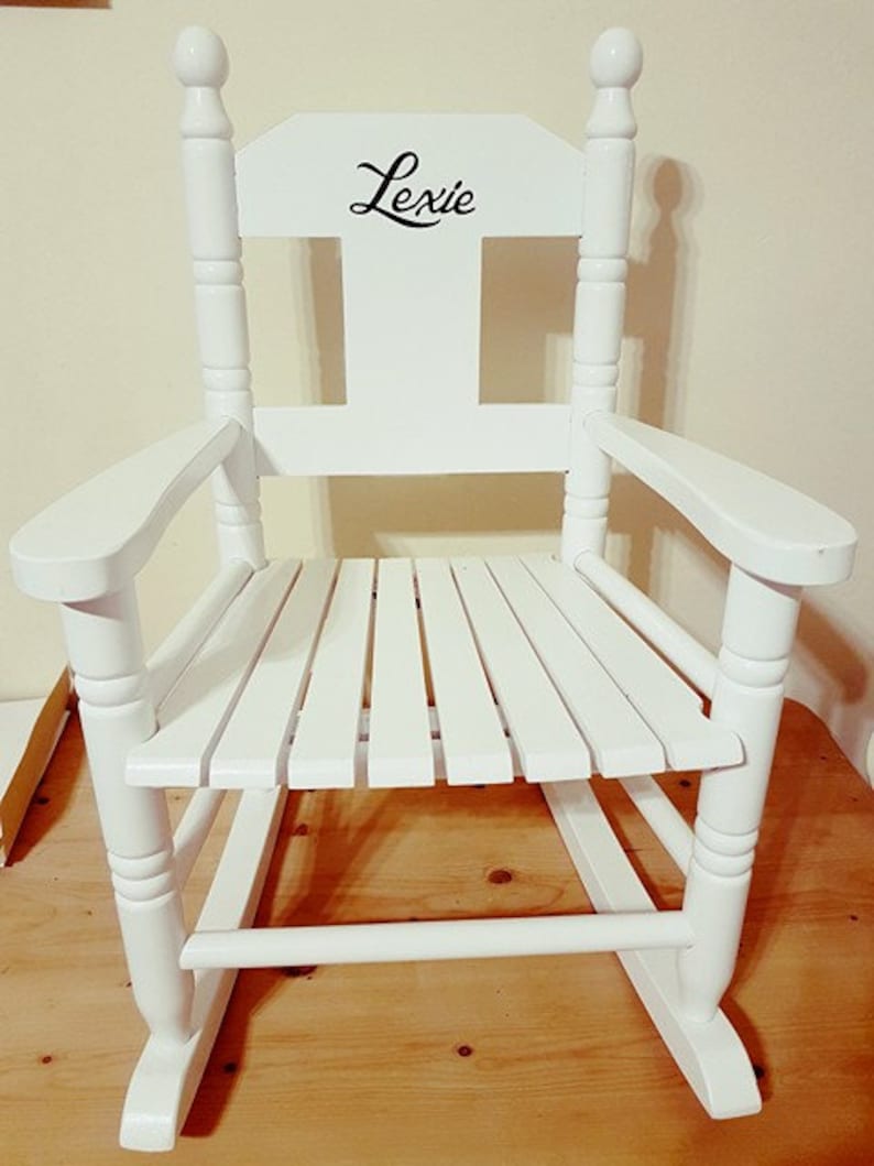 personalised baby rocking chair