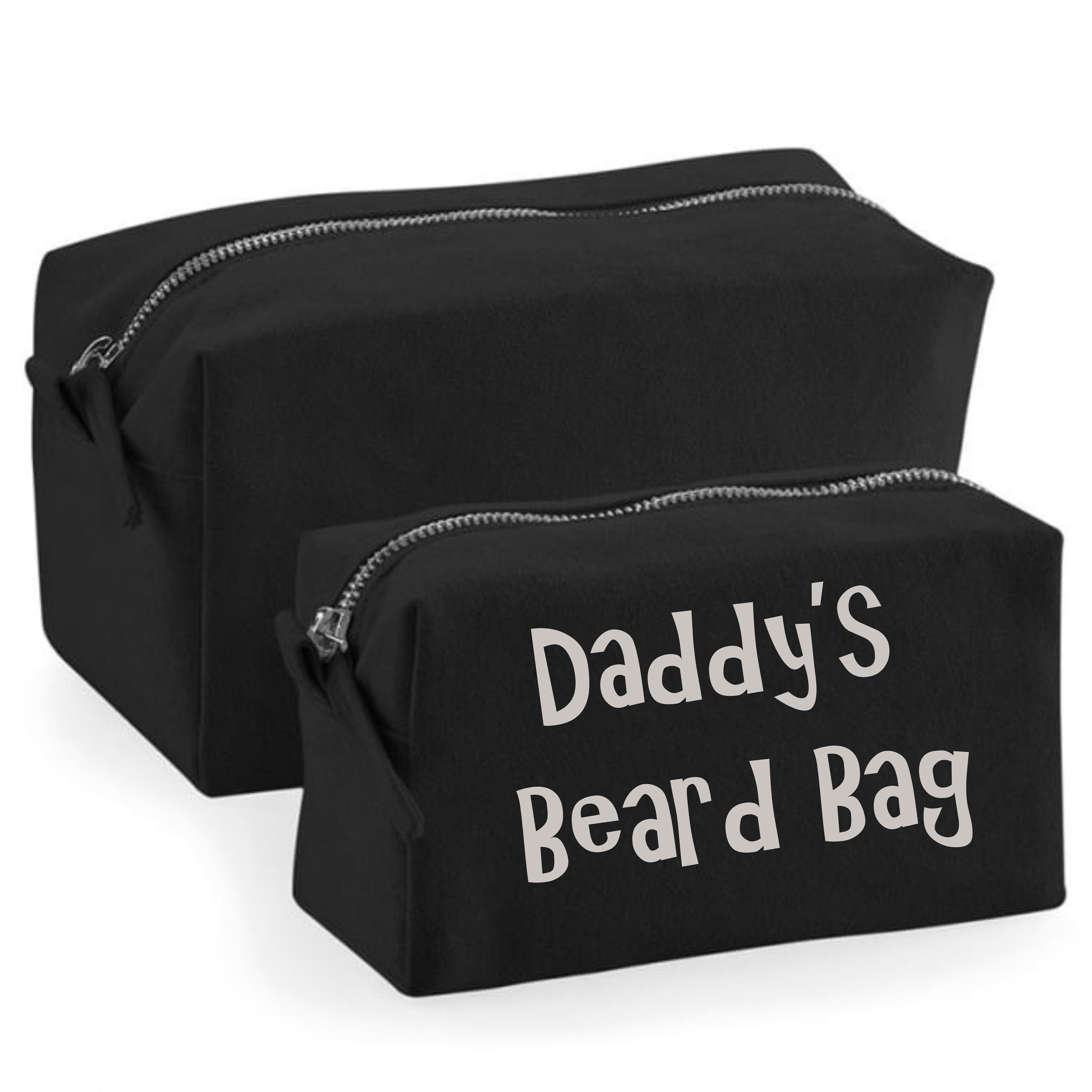 Personalised mens wash bag beard kit bag any name 2 sizes Etsy