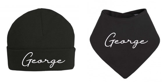 personalised baby hat