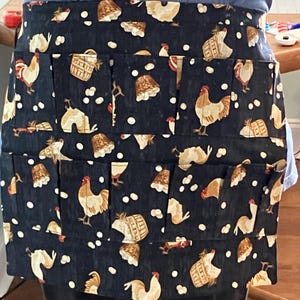 Homemade Egg Gathering Apron for Convenient Egg Collection
