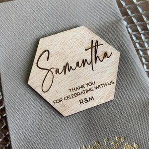 Wedding place cards Custom Lasercut, Place name settings, Guest names, Decoration wedding wood decor, Laser cut wood signs, name wedding