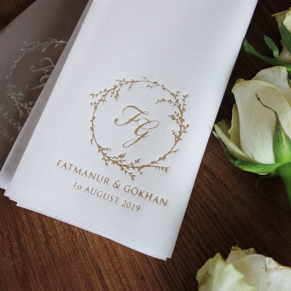 Tovaglioli personalizzati, CENA,tovaglioli, serwetki, Bedruckte Servietten, Hochzeit, tovaglioli personalizzati, tovaglioli di nozze, Decorpress