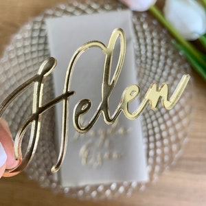 Wedding place cards Custom Lasercut, Place name settings, Guest names, Decoration wedding wood decor, Laser cut wood signs,