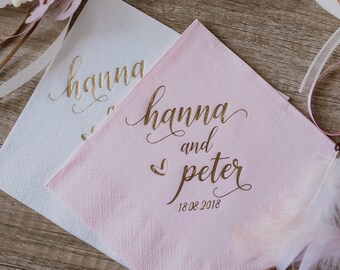 Servilletas personalizadas, Servilletas de almuerzo personalizadas, servilletas de boda,  boda,