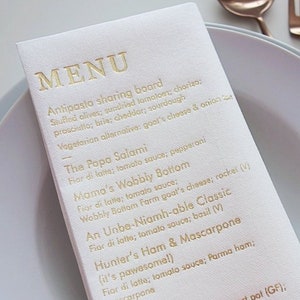 Hochzeitsmenu auf Vliesstoff Servietten, Bedruckte Servietten,  Personalisierte Servietten, Servietten Hochzeit, Hochzeit, Hochzeitsmenu