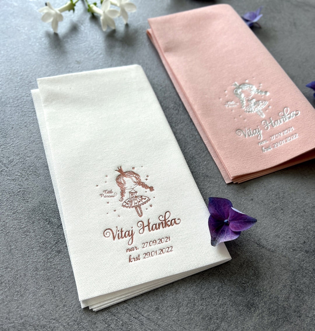 Personalized Napkins Birthday Happy Birthday Girl Birthday Etsy