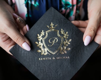 Servilletas personalizadas, Servilletas de almuerzo personalizadas, servilletas de boda,  boda,