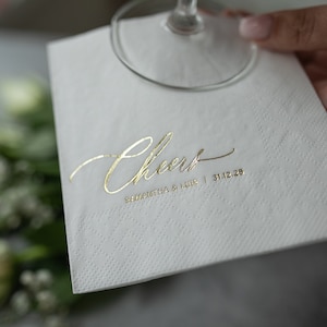 Cheers Napkins, cocktail napkins, personalized napkins engagement, napkins wedding reception, Wedding Napkins, Monogramed Napkins, image 8