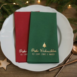 Christmas Napkins Personalized, Christmas decorations, Personalized napkins, DINNER,napkins, Christmas, Xmas, Custom napkins, Decorpress image 7