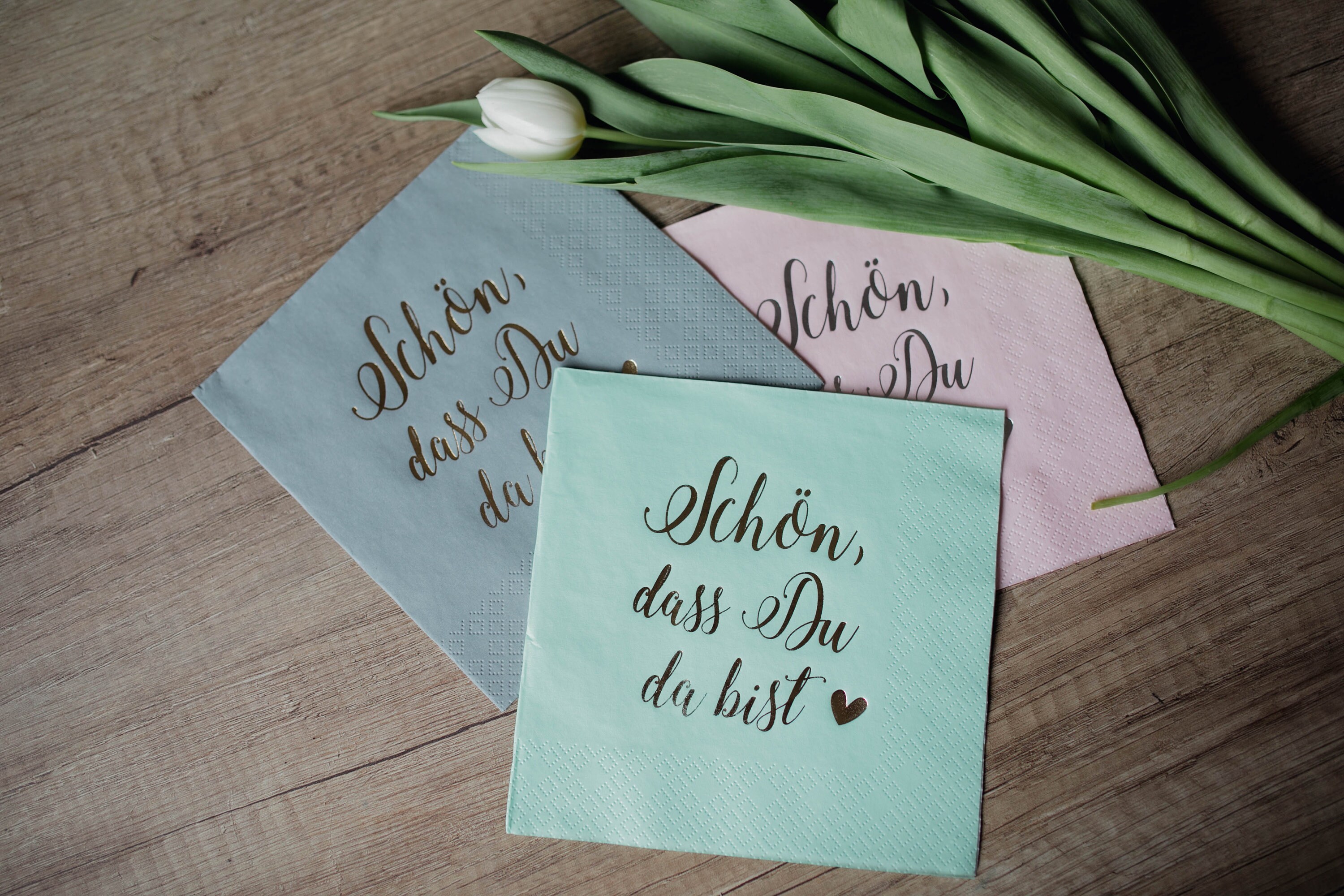 Bedruckte Servietten Servietten mit Namen Personalisierte Etsy