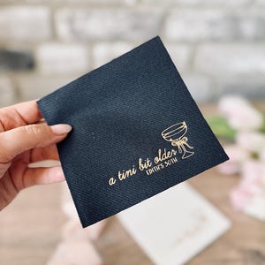 Personalized napkins birthday, a tini bit older, Happy Birthday, Birthday Party, Event Napkins, Napkins, Cheers, Custom Napkins, Decorpress