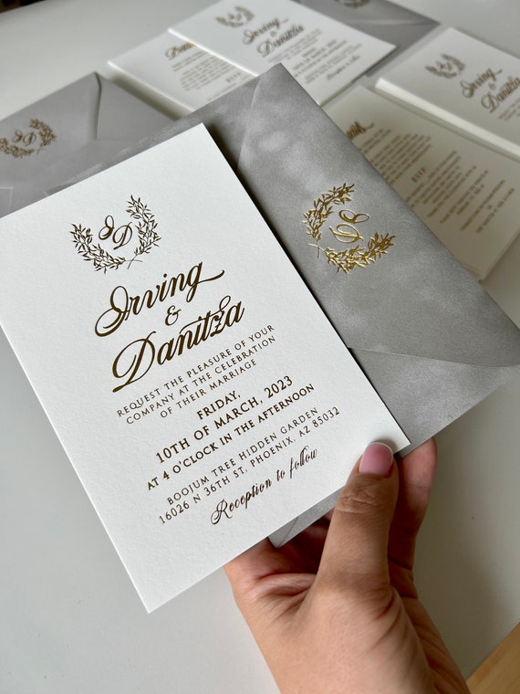 Invitation Cards, Wedding Invitations With Minimalist Design