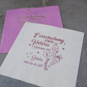 Personalisierte Servietten, Personalized Napkins, Custom Napkins, Taufe Servietten, Baby shower napkins,  Custom Luncheon Napkins