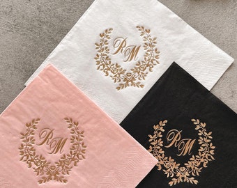 Custom Napkins, cocktail napkins, Personalized Napkins, Event Favors, Party Napkins, Wedding napkins, Bridal Shower